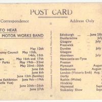 Back of a post card