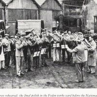 Photograph in Foden's factory